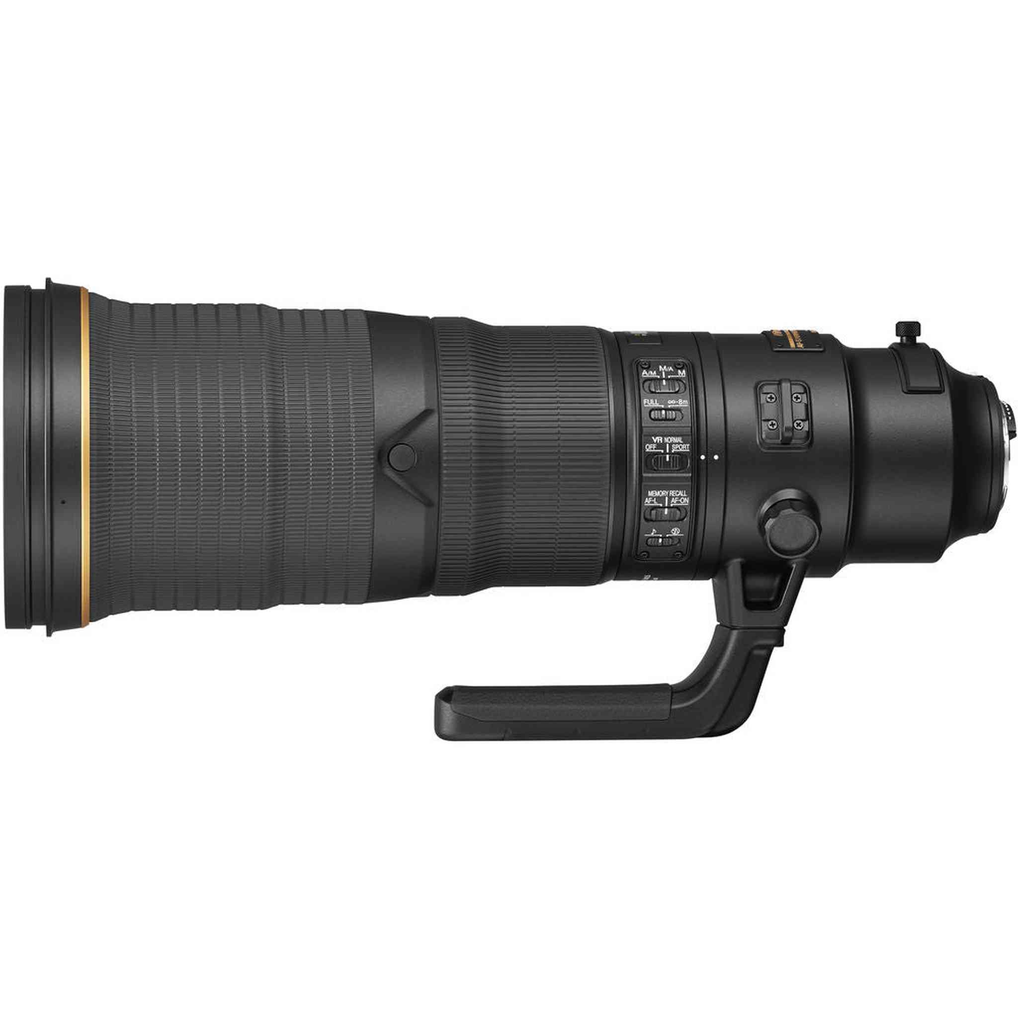 Nikon AF-S NIKKOR 500mm f/4E FL ED VR Lens 20053 + FTZ II Adapter + 64GB Card - Bundle