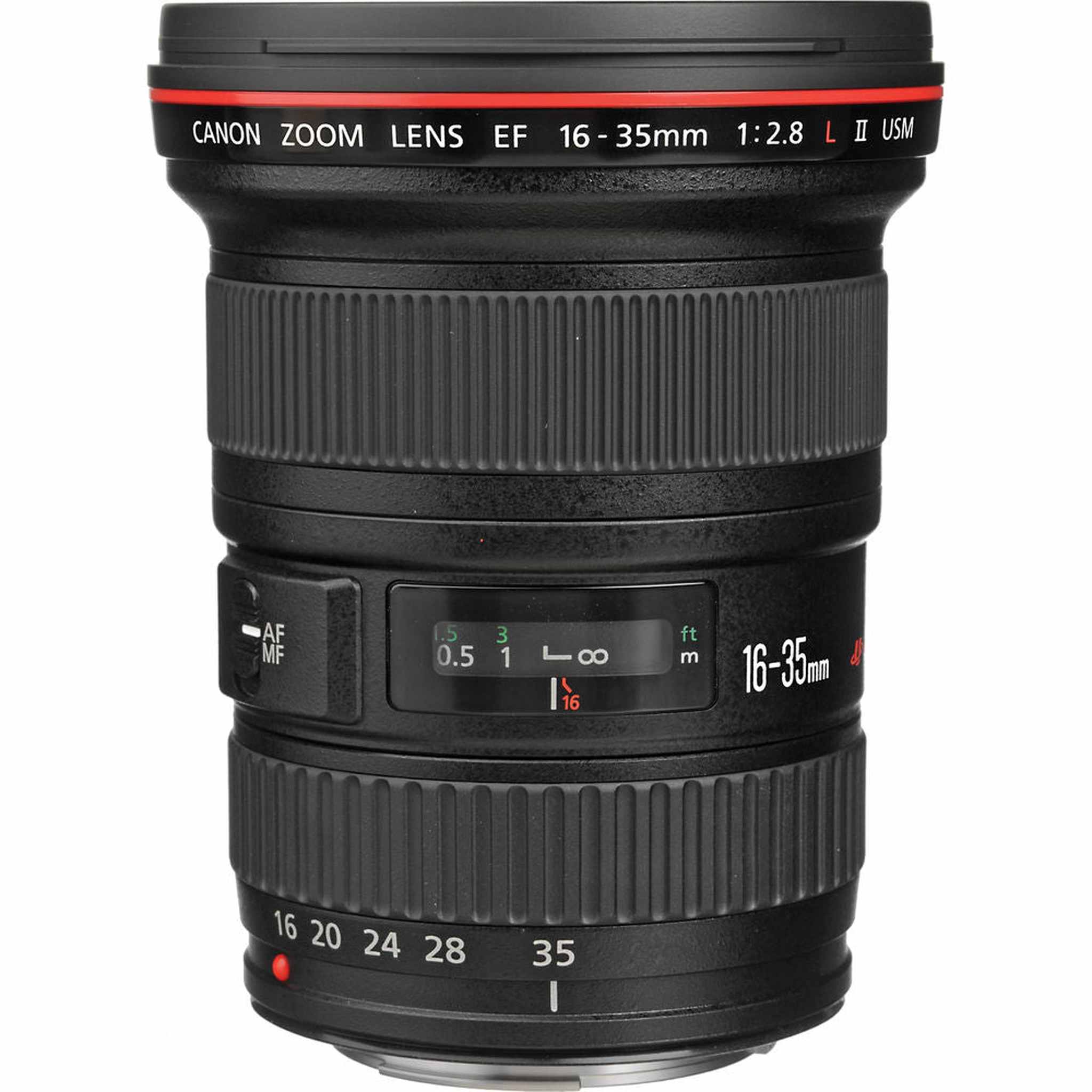 Canon EF 16-35mm f/2.8L II USM Lens with Filter kit + Cleaning Kit + Cap Keeper Canon