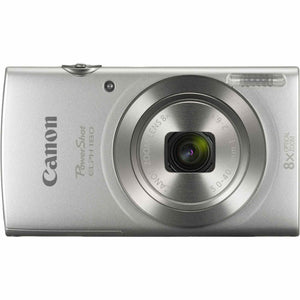 Canon PowerShot ELPH 180 Digital Camera Silver + 32GB Card + More Bundle