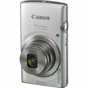 Canon PowerShot ELPH 180 Digital Camera Silver + 32GB Card + More Bundle