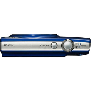 Canon PowerShot ELPH 190 IS Digital Camera Blue + 32GB Card + More Bundle