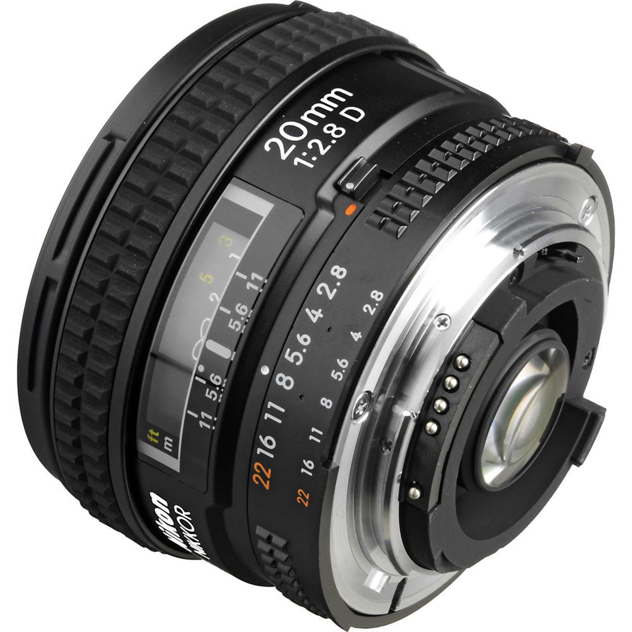 Nikon AF 20mm f/2.8D Wide-Angle Prime Lens 1913 Intl Model Bundle Nikon