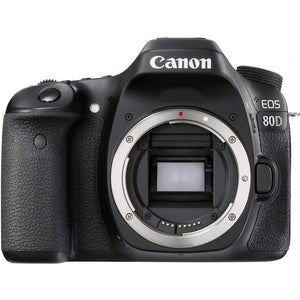 Canon EOS 80D DSLR Camera Body Only 1263C004 - Advanced Bundle
