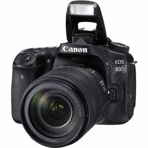 Canon EOS 80D Camera W/ 18-135mm Lens and EF-S 55-250mm Lens - Advanced Bundle