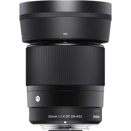 Sigma 30mm f/1.4 DC DN Lens for Micro Four Thirds with Bag, 64GB Kit Bundle