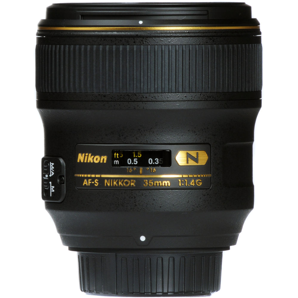 Nikon AF-S 35mm f/1.4G Wide-Angle Prime Lens 2198 Intl Model Bundle