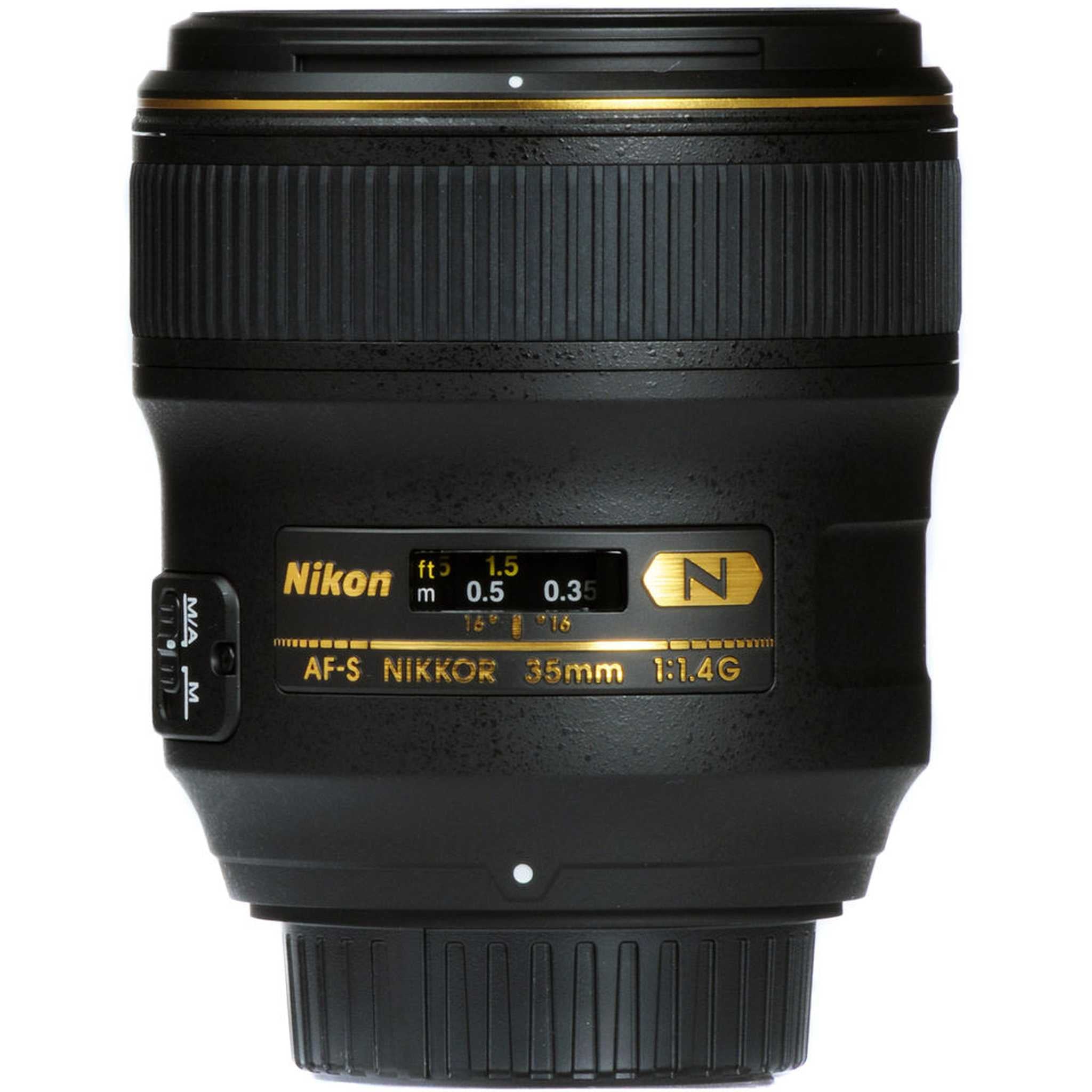 Nikon AF-S 35mm f/1.4G Wide-Angle Prime Lens 2198 Intl Model Bundle Nikon