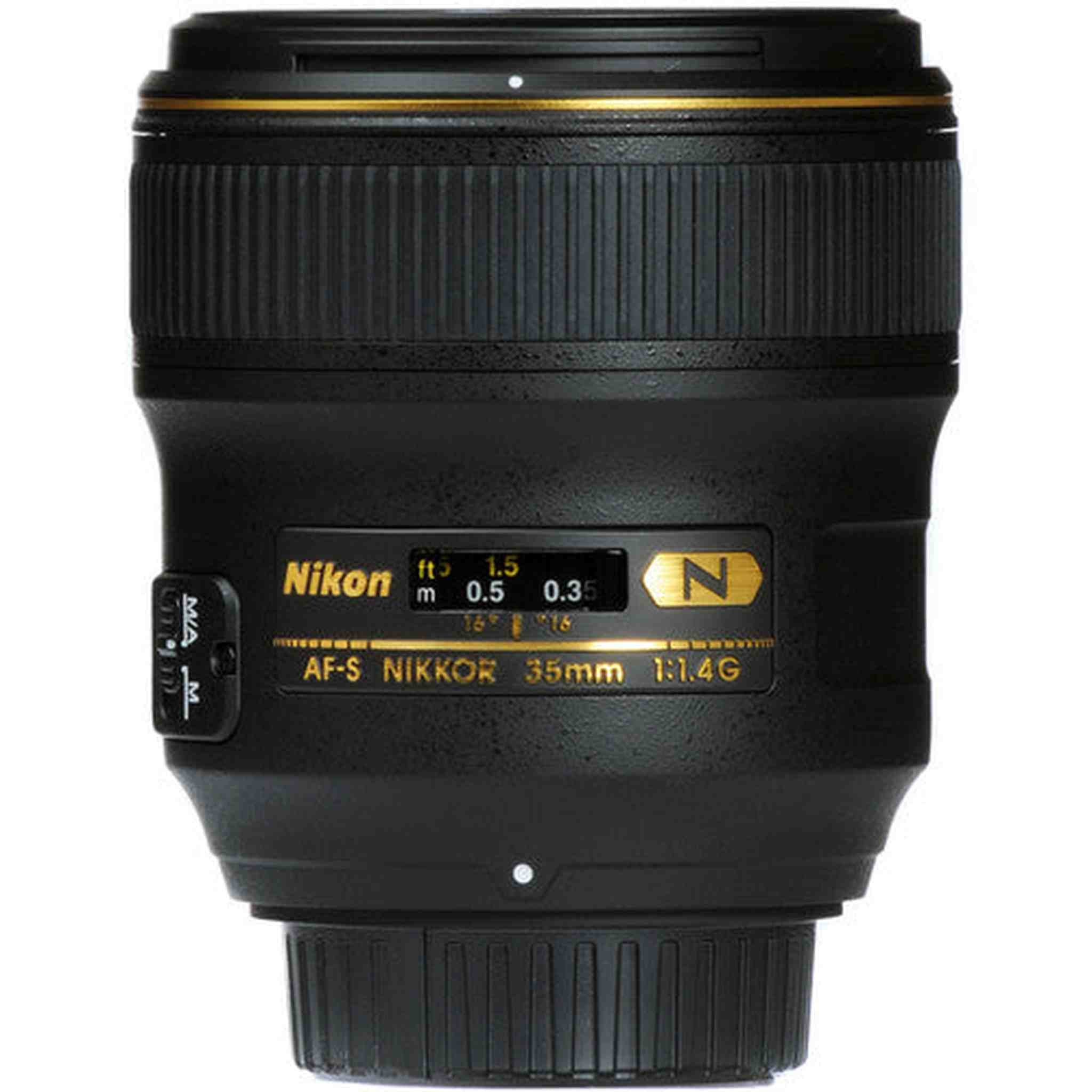 Nikon AF-S NIKKOR 35mm f/1.4G Lens Includes Filter Kits and Tripod Intl Model Bundle Nikon