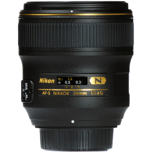 Nikon AF-S NIKKOR 35mm f/1.4G Lens Includes Filter Kits and Tripod Intl Model Bundle