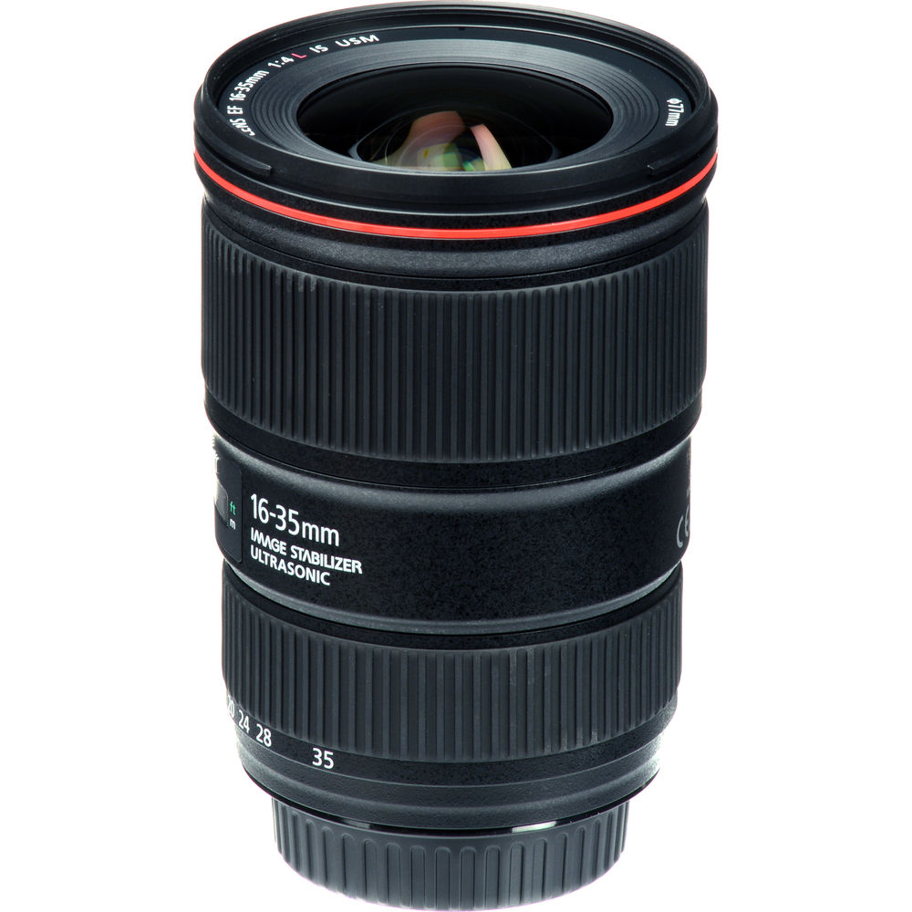 Canon EF 16-35 4.0 f/4 L IS USM (Intl Model) + 6 inch Vivitar Premium Lens Case + Cleaning Kit