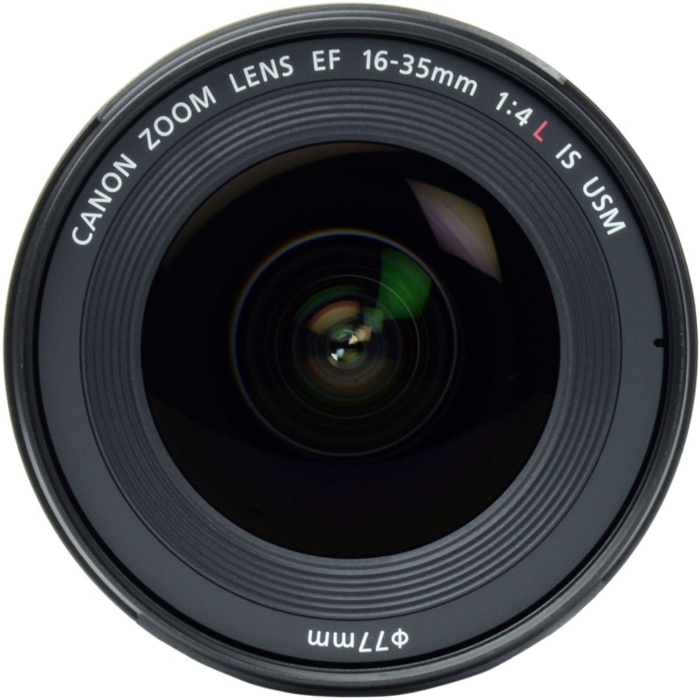 Canon EF 16-35mm f/4L IS USM Lens (9518B002) with Bundle  Includes:  9PC Filter Kit, Sandisk 32GB SD + More