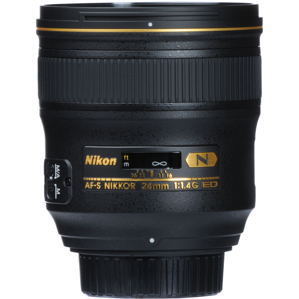 Nikon AF-S 24mm f/1.4G ED Prime Lens (2184) Intl Model Bundle