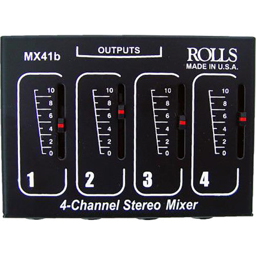 Rolls MX41b Stereo Four Channel Passive Mixer Bundle