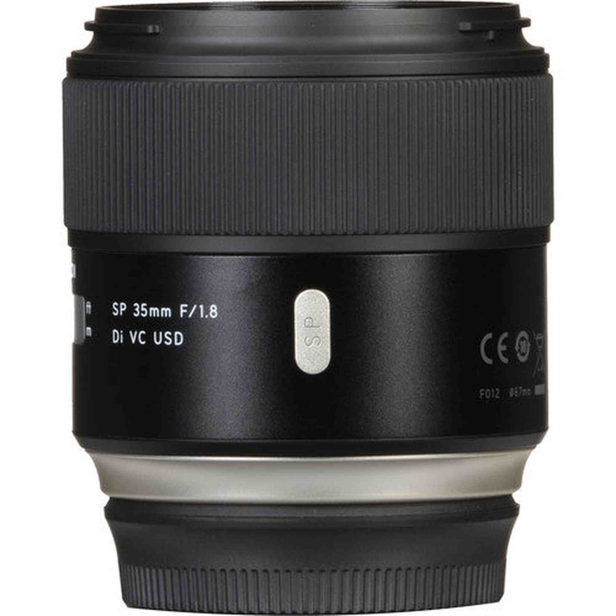 Tamron SP 35mm f/1.8 Di VC USD Lens for Nikon F with Bundle Includes: Vivtar Padded Lens Case, 3PC Filter Kit + More Tamron