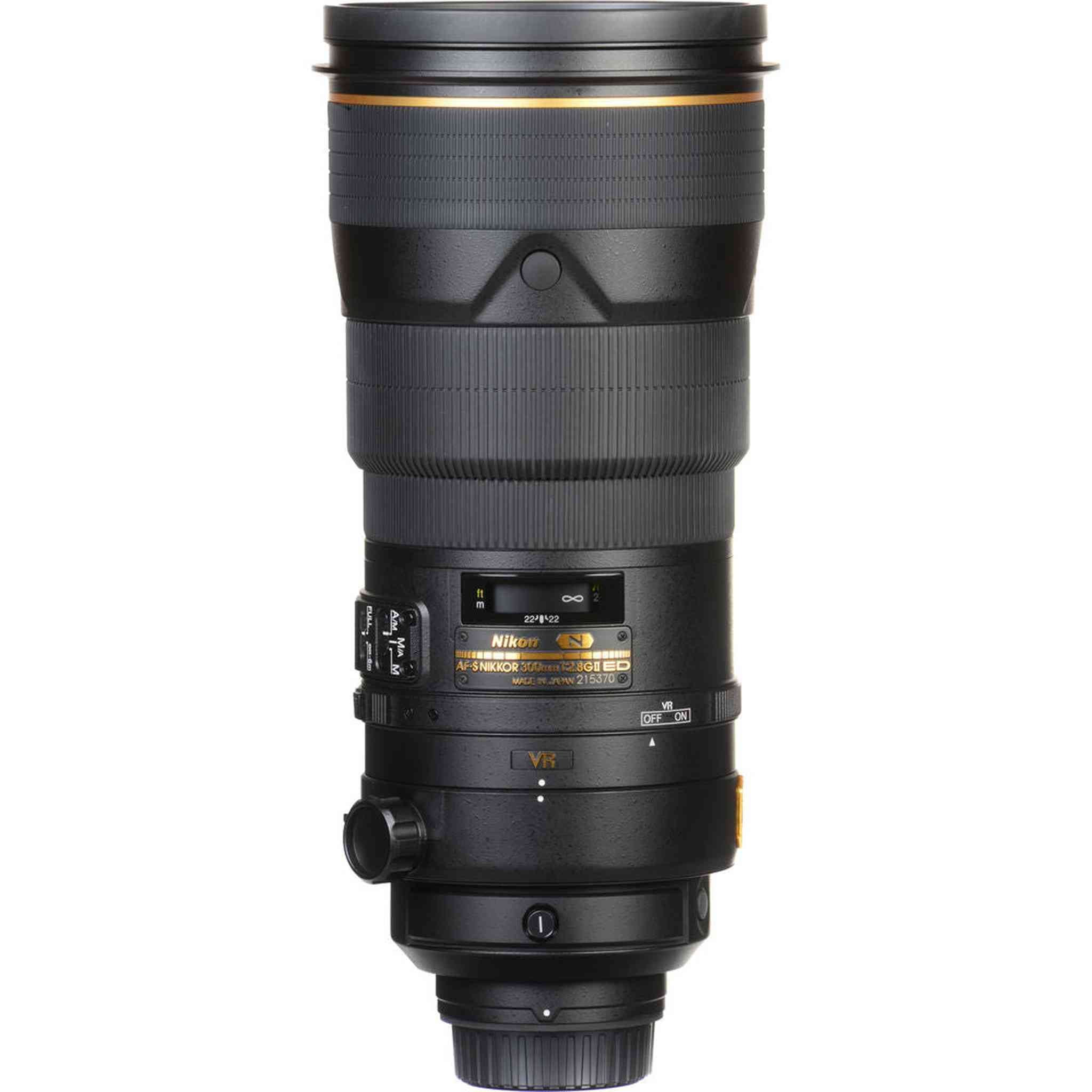 Nikon AF-S NIKKOR 300mm f/2.8G ED VR II Lens 2186 + FTZ II Adapter + 64GB Card - Bundle