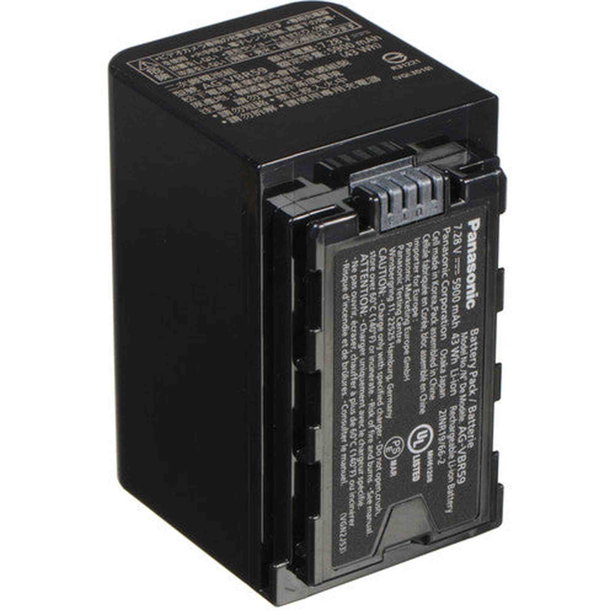 PANASONIC AG-VBR59P - Panasonic Battery - 5900 mAh - 7.3 V DC Panasonic