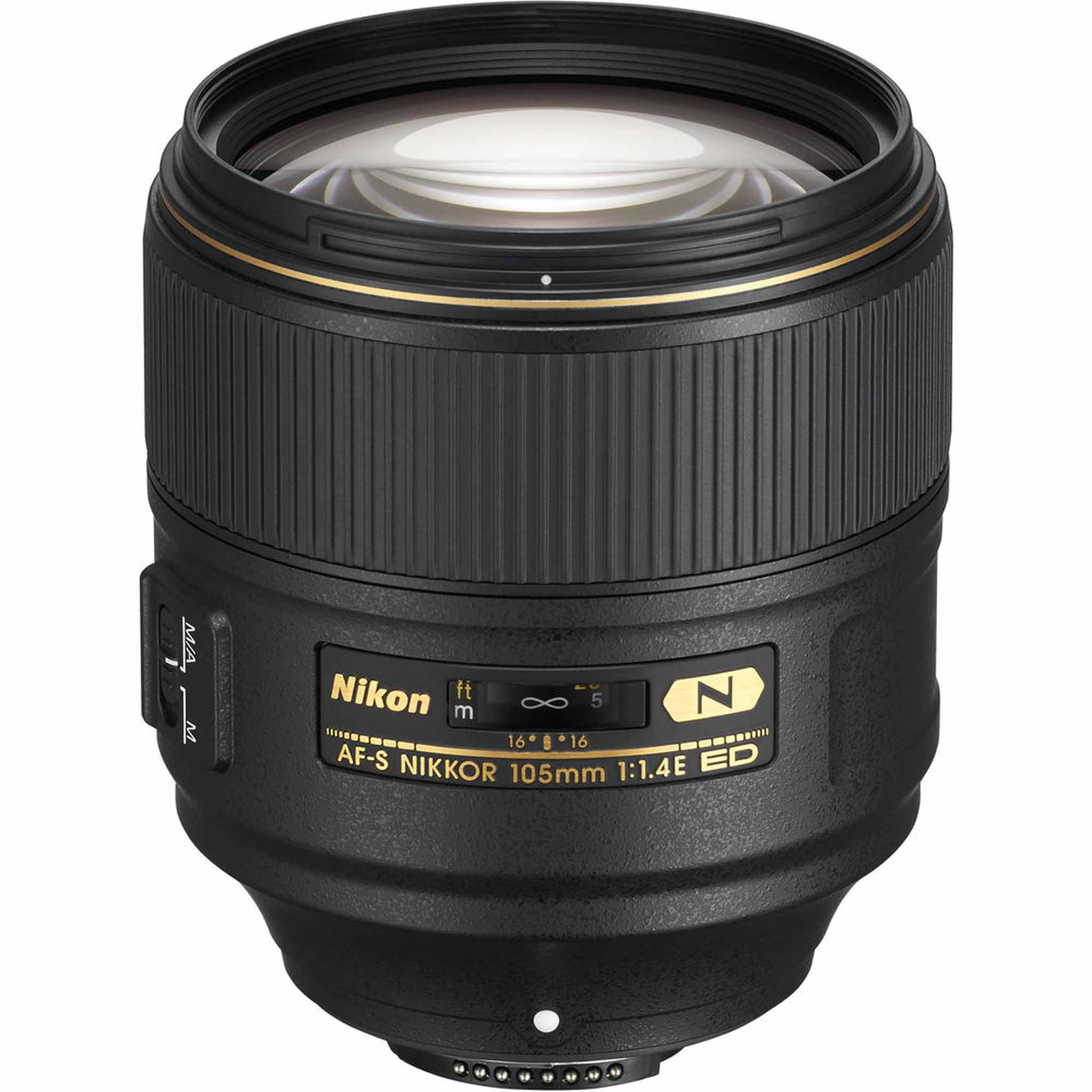 Nikon AF-S NIKKOR 105mm f/1.4E ED Lens 20064 + 64GB Memory Card + Filter Kit - Bundle Nikon