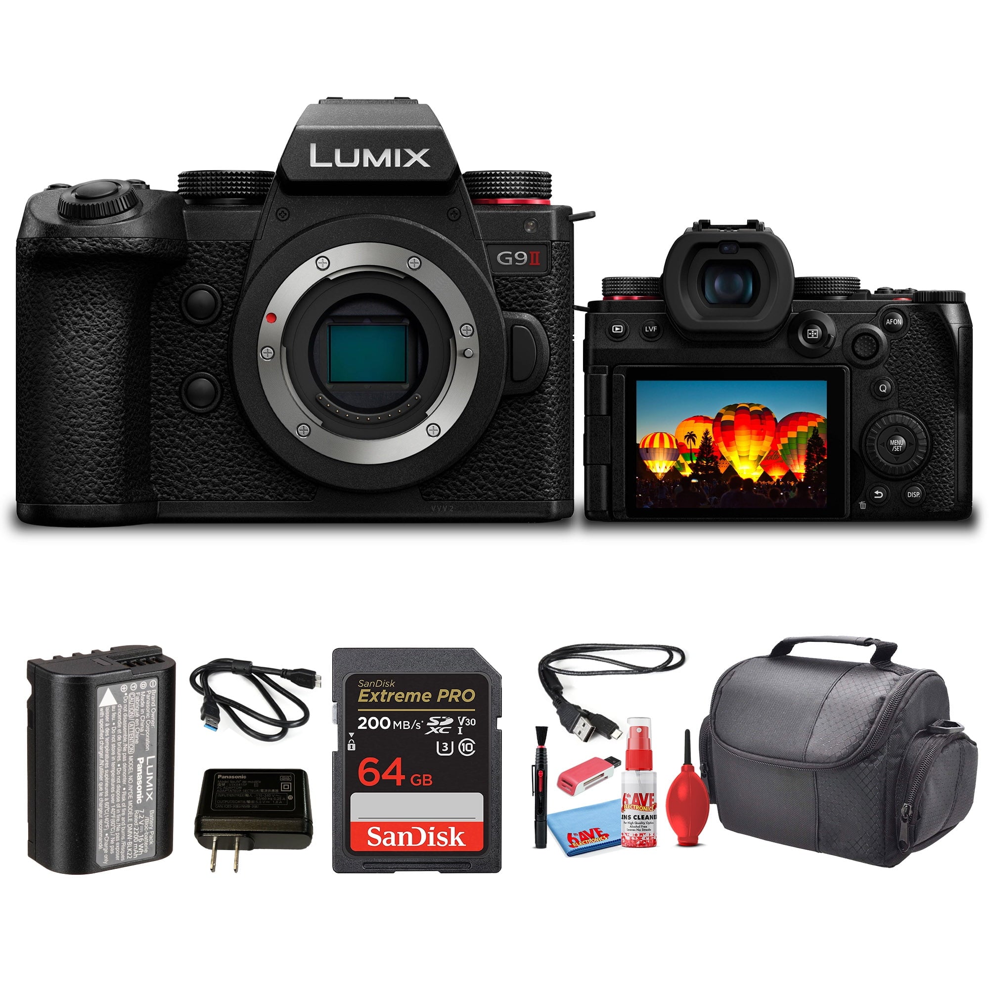 Panasonic Lumix G9 II Micro Four Thirds Mirrorless Camera, 25.2MP Body Only