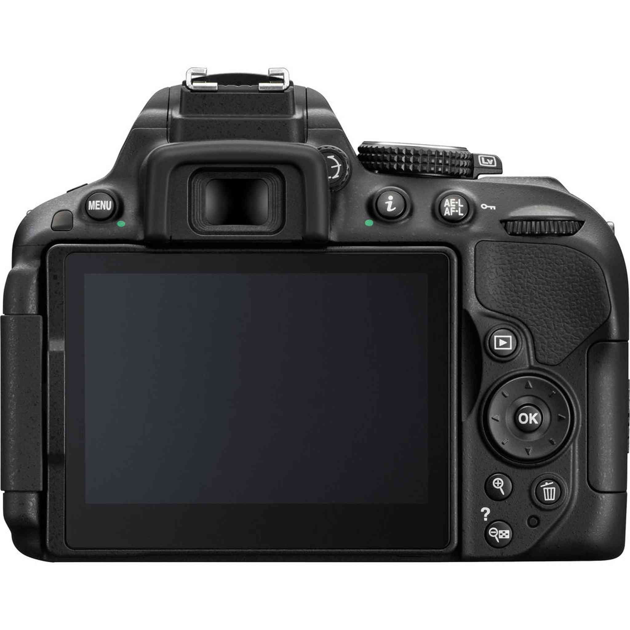 Nikon D5300 Digital Camera with 18-55mm Lens Black, 1519 + 64GB SD Card Intl Nikon