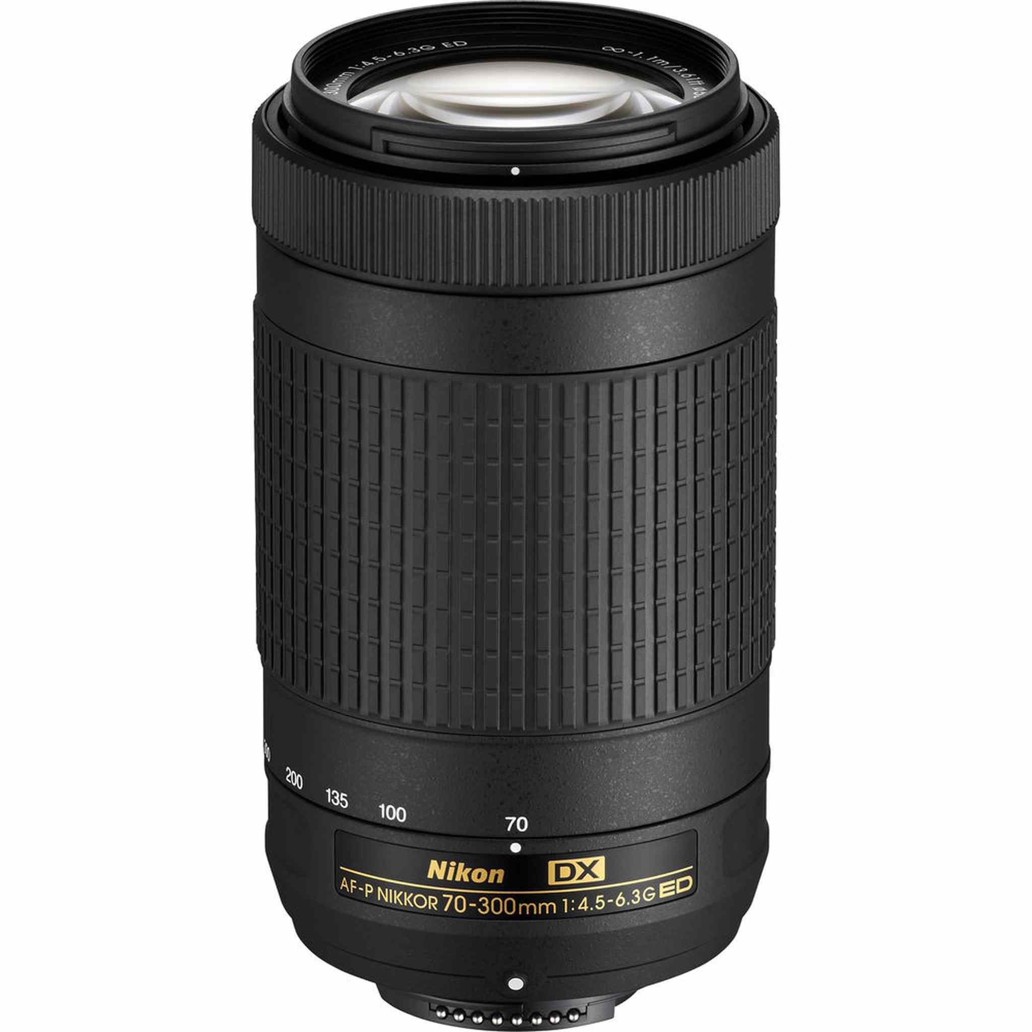 Nikon AF-P DX 70-300mm f/4.5-6.3G ED Lens 20061 Intl Model Bundle - Reconditioned Nikon