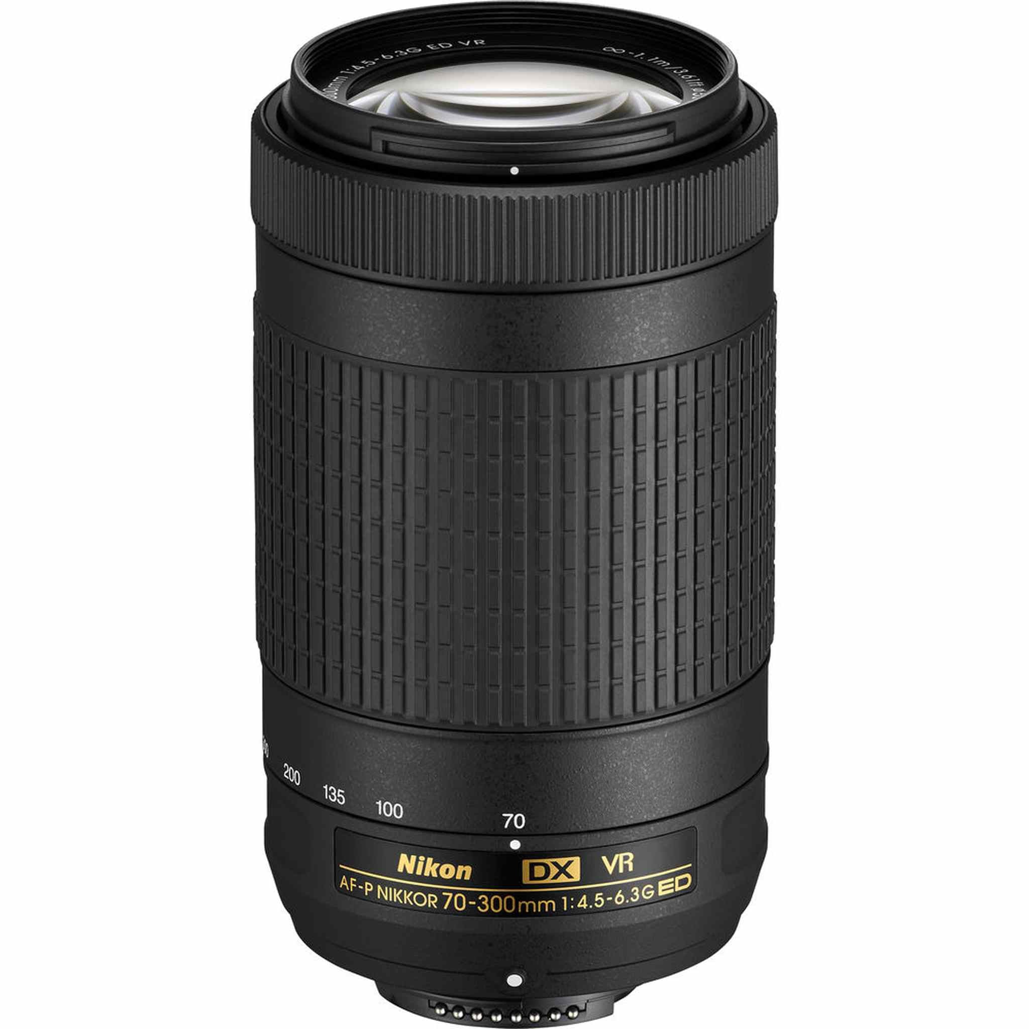 Nikon AF-P DX 70-300mm f/4.5-6.3G ED VR Lens 20062 Intl Model Bundle Nikon