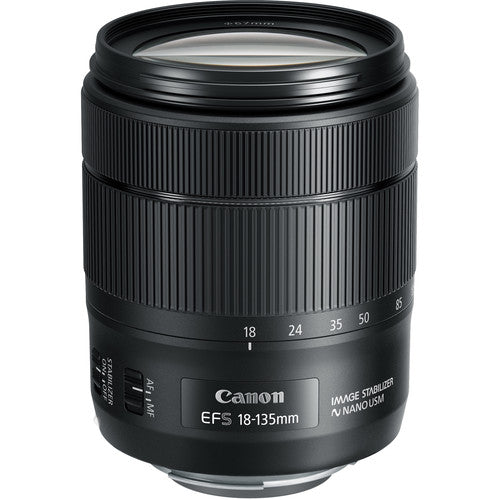 Canon EOS 7D Mark II DSLR Camera W/ 18-135mm f/3.5-5.6 IS USM Lens & W-E1 Starter Bundle