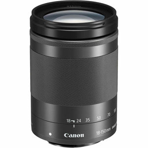 Canon EF-M 18-150mm f/3.5-6.3 IS STM Lens Graphite with Filter Kit + More -
