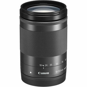 Canon EF-M 18-150mm f/3.5-6.3 IS STM Lens Graphite with Filter Kit + More