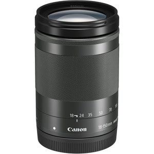 Canon EF-M 18-150mm f/3.5-6.3 IS STM Lens Graphite with Filter Kit + More -