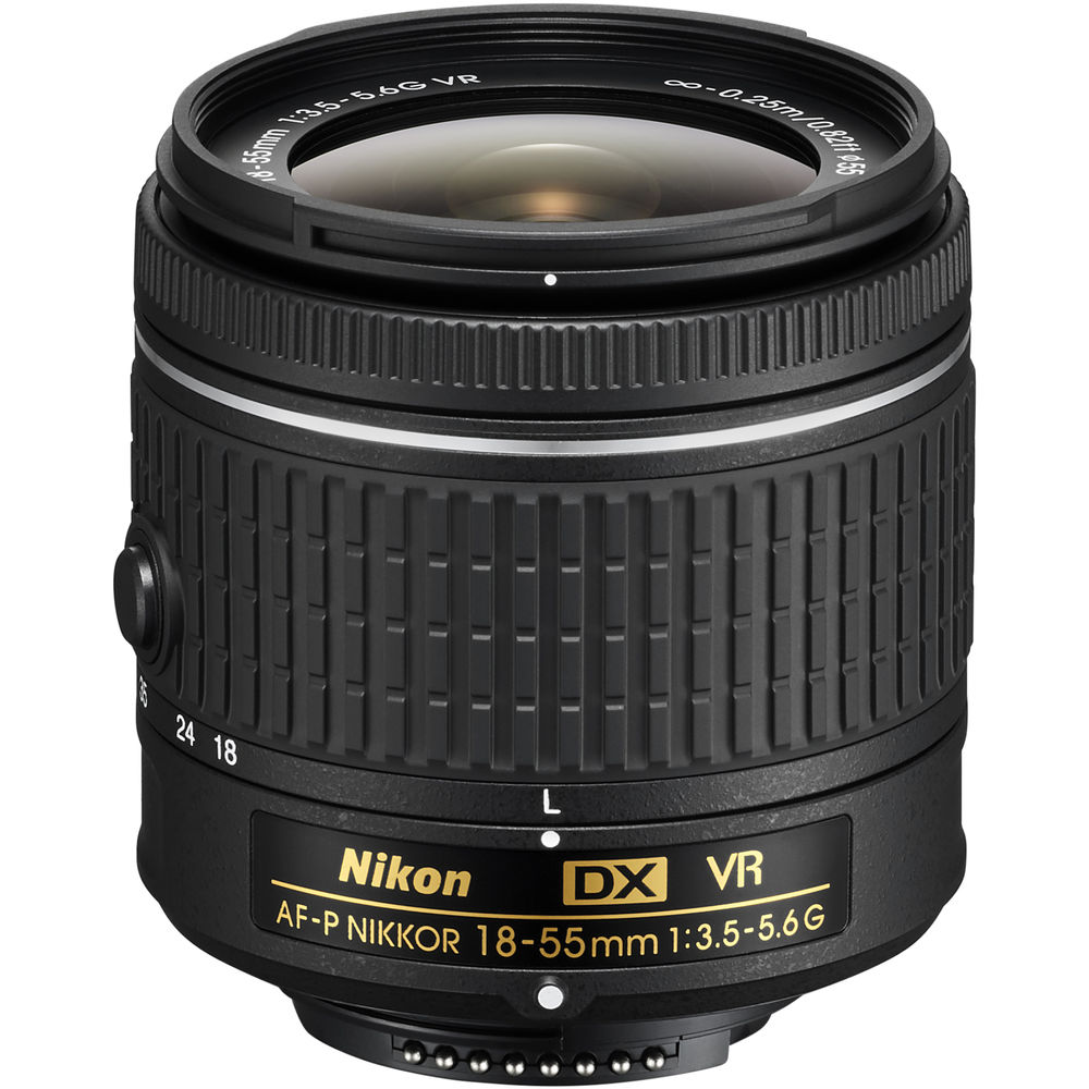 Nikon D3500 Digital Camera with 18-55mm Lens (1590) + 64GB SD Card + Bag (Intl)