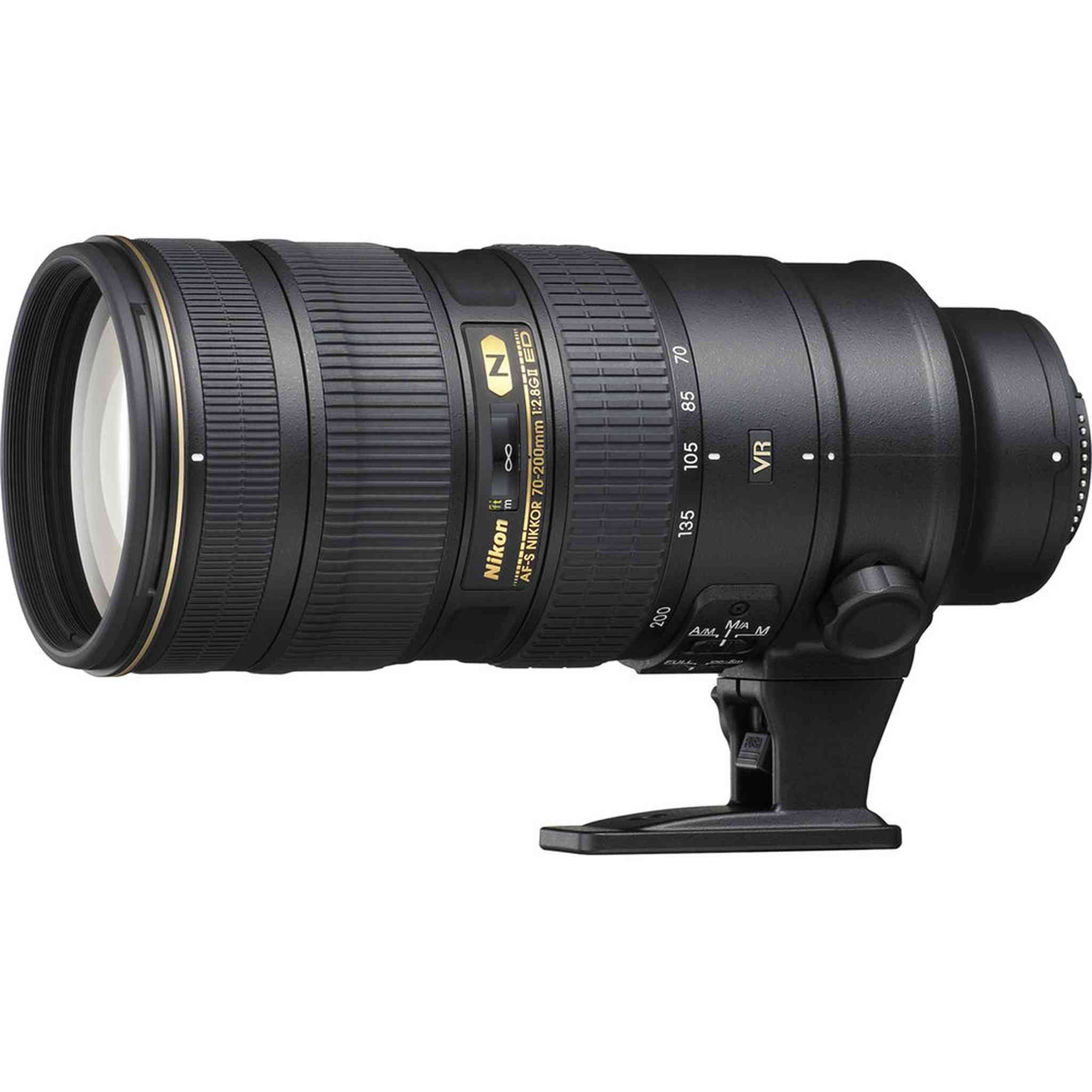 Nikon - AF-S NIKKOR 70-200mm f/2.8G ED VR II Telephoto Zoom Lens 2185 + 64GB Card - Bundle
