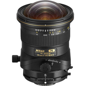 Nikon PC NIKKOR 19mm f/4E ED Tilt-Shift Lens Includes Filter Kits and Tripod Intl Model