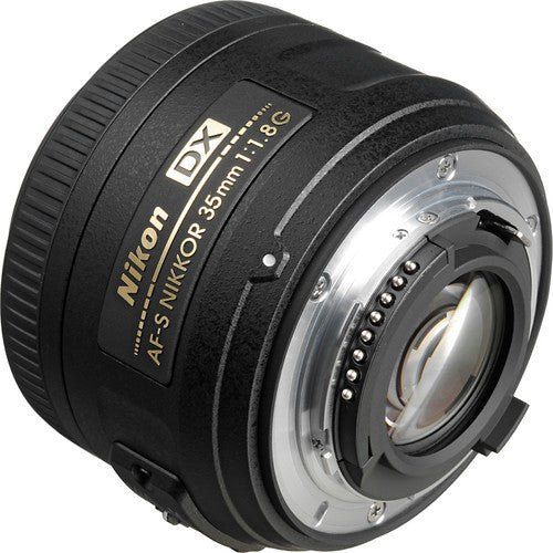 Nikon AF-S DX NIKKOR 35mm f/1.8G Lens Includes Filter Kits and Tripod Intl Model Bundle