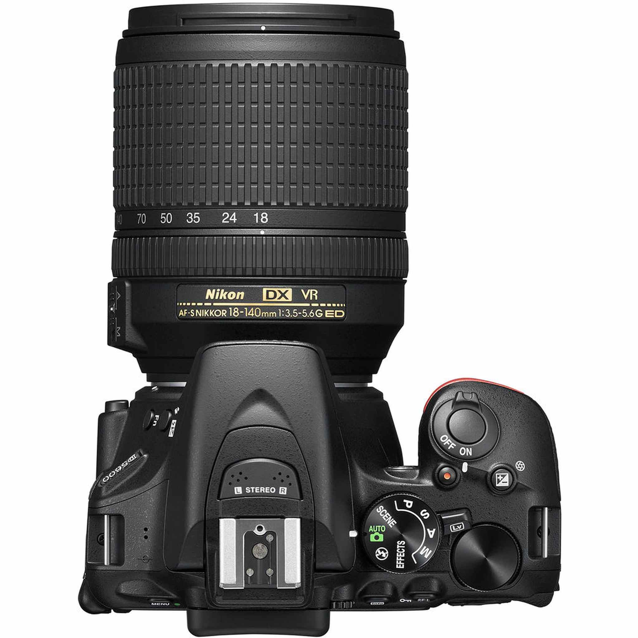 Nikon D5600 Digital Camera with 18-140mm Lens 1577 + 64GB SD Card + Bag Intl - Reconditioned Nikon