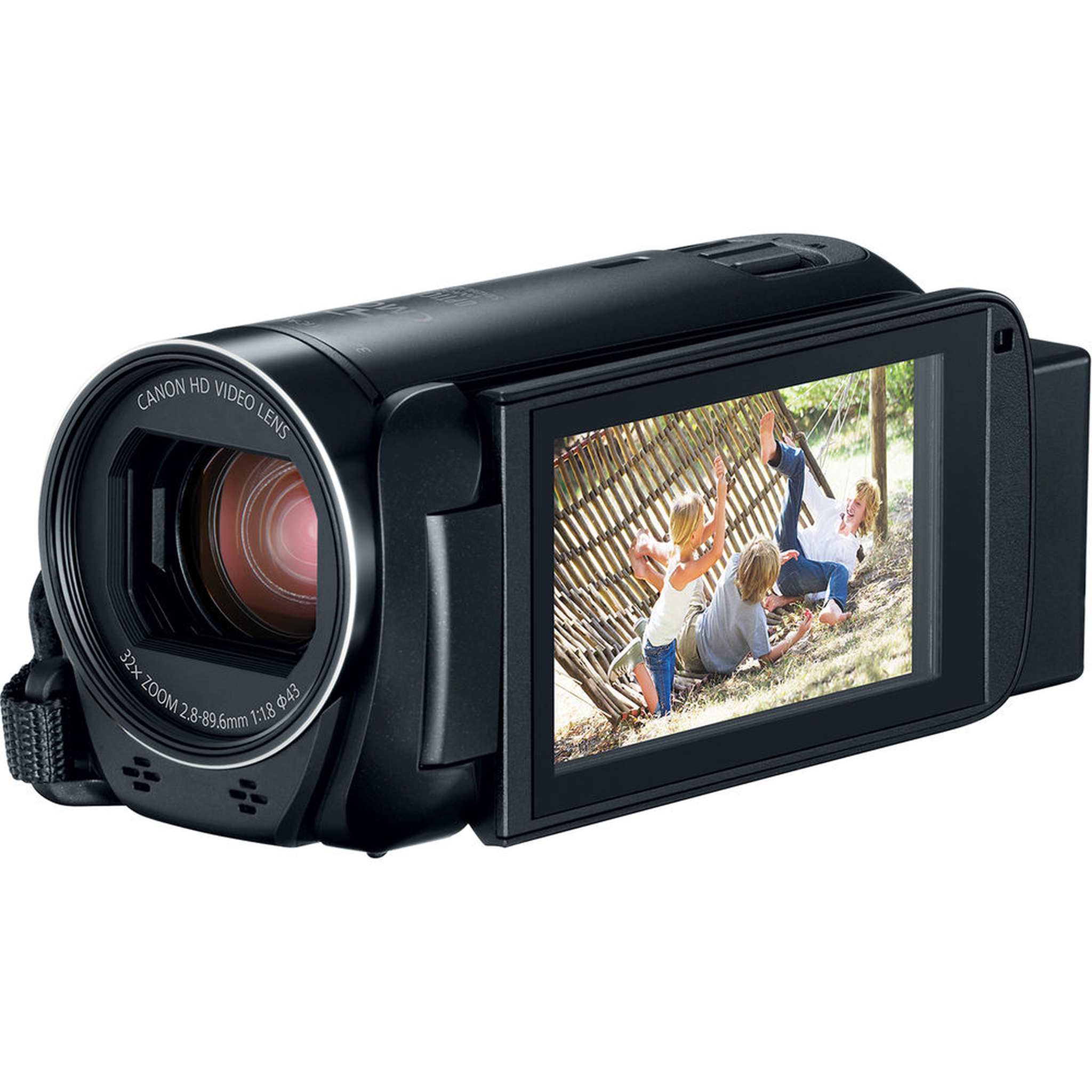 Canon VIXIA HF R800 Camcorder Black with � SanDisk 32gb SD card + Deluxe Cleaning Kit + 12� Tripod + MORE Canon