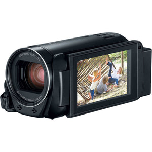 Canon VIXIA HF R800 Camcorder Black with � SanDisk 32gb SD card + Deluxe Cleaning Kit + 12� Tripod + MORE