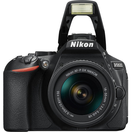 Nikon D5600 DSLR Camera with 18-55mm Lens (Intl Model) and 64GB Memory Bundle