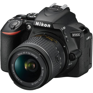 Nikon D5600 Digital Camera with AF-P 18-55mm Lens 1576 + 55mm UV Filter Intl