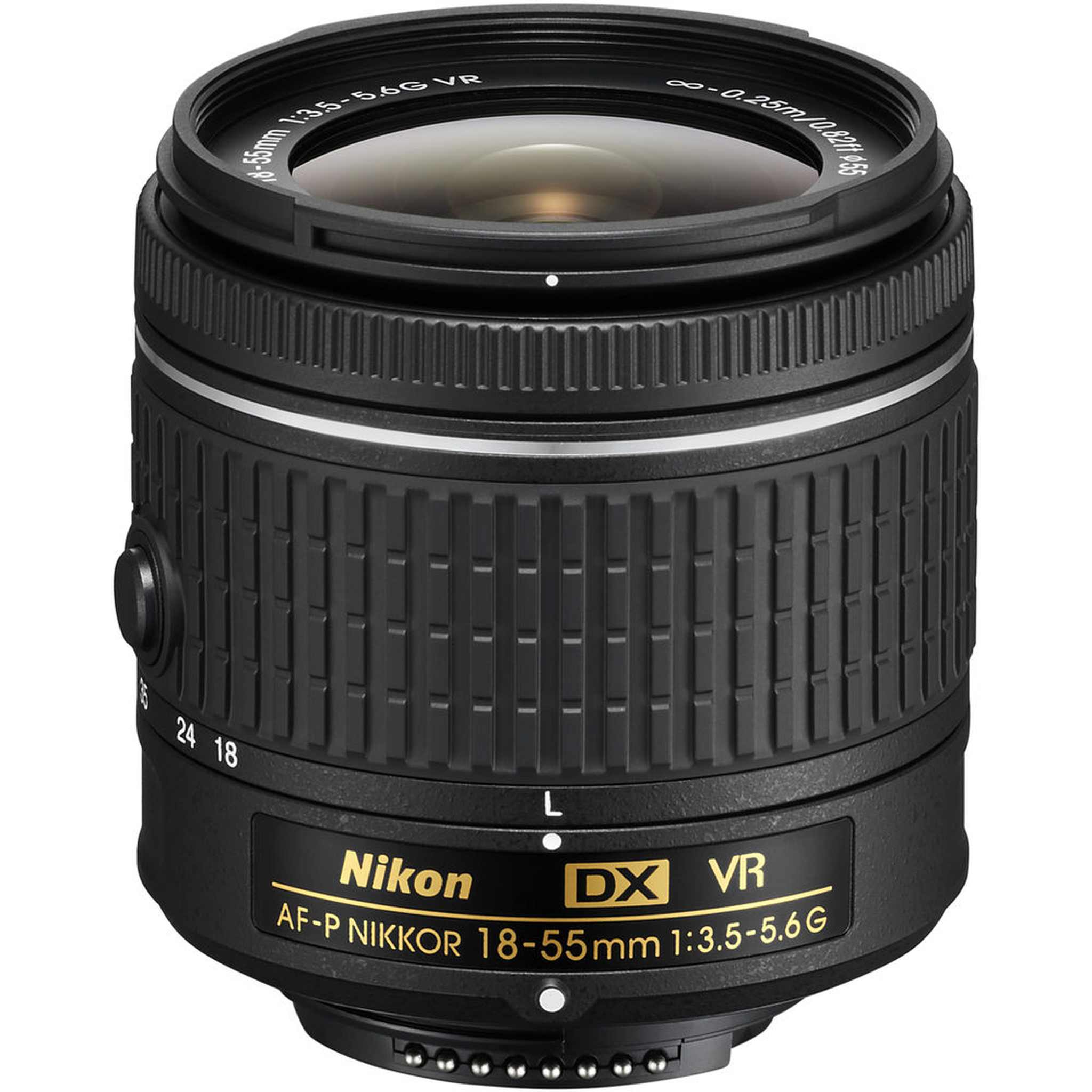 Nikon D5600 Digital Camera with AF-P 18-55mm Lens 1576 + 55mm UV Filter Intl - Reconditioned Nikon