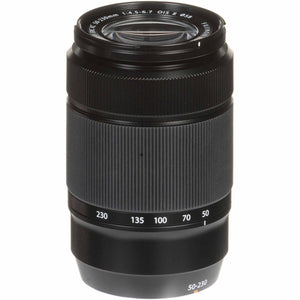 Fujifilm XC 50-230mm f/4.5-6.7 OIS II Telephoto Lens Black + 64GB SD Card