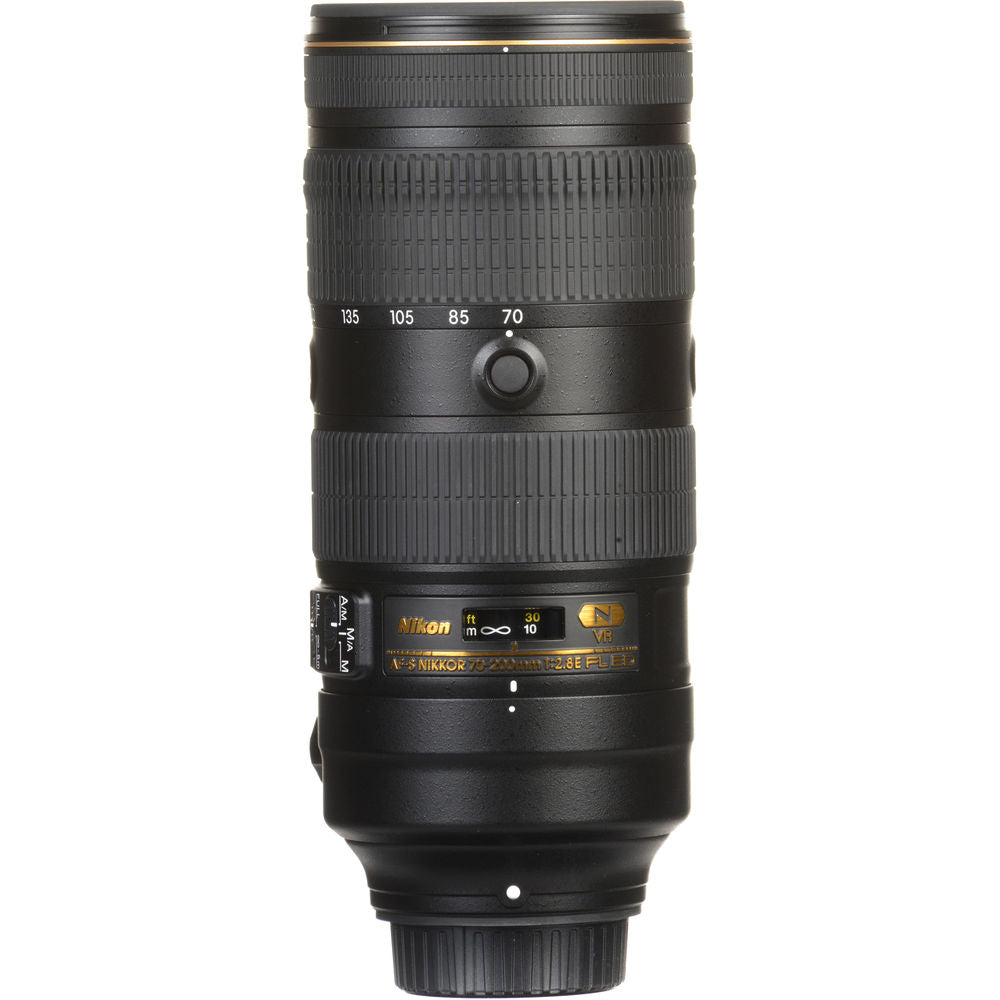 Nikon AF-S 70-200mm f/2.8E FL ED VR Lens (20063) Intl Model Bundle