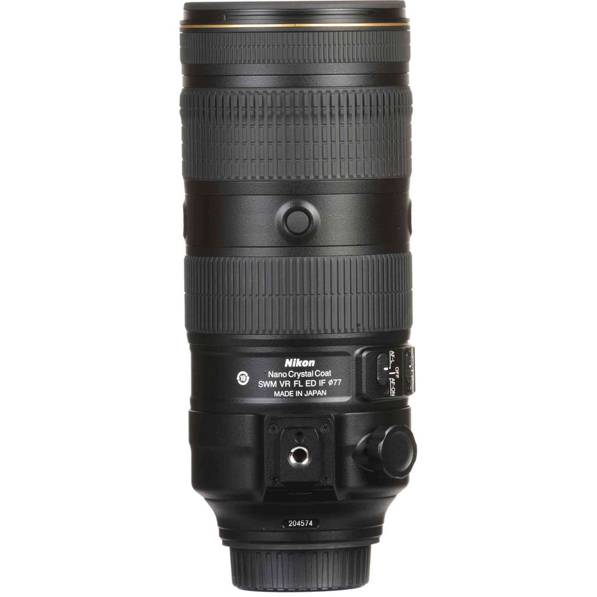 Nikon - AF-S NIKKOR 70-200mm f/2.8E FL ED VR Telephoto Zoom Lens for DSLR Camera - Bundle