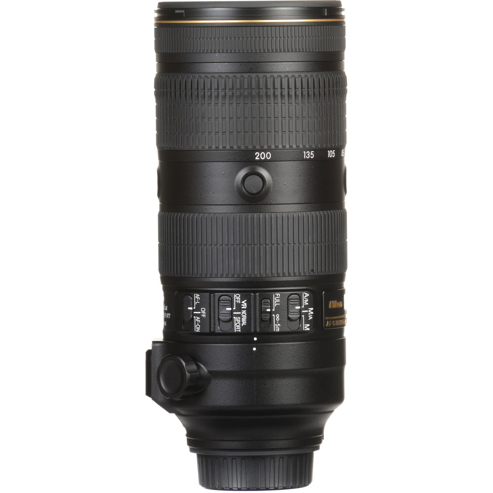 Nikon AF-S 70-200mm f/2.8E FL ED VR Lens (20063) Intl Model Bundle