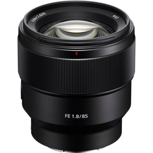 Sony FE 85mm f/1.8 Lens + Filter Kit + Cap Keeper + Cleaning Kit
