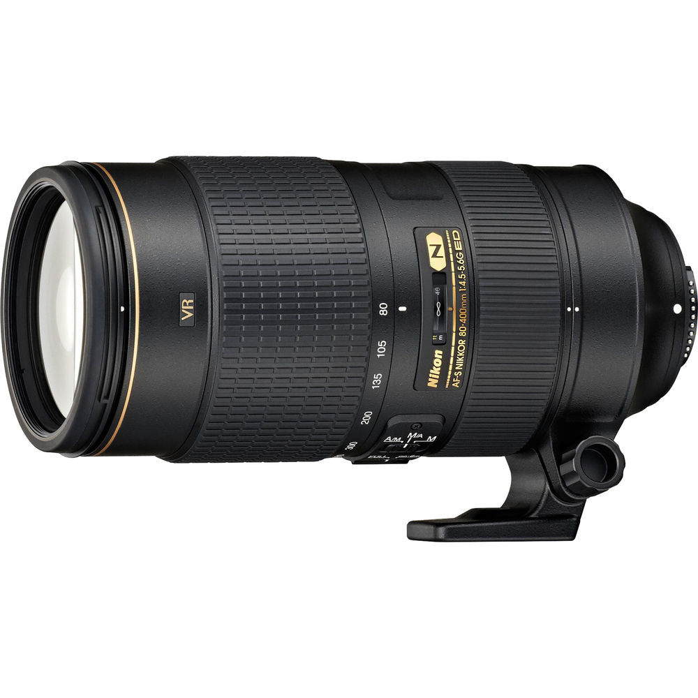 Nikon - AF-S NIKKOR 80-400mm f/4.5-5.6G ED VR Telephoto Zoom Lens 2008 + Filters - Bundle