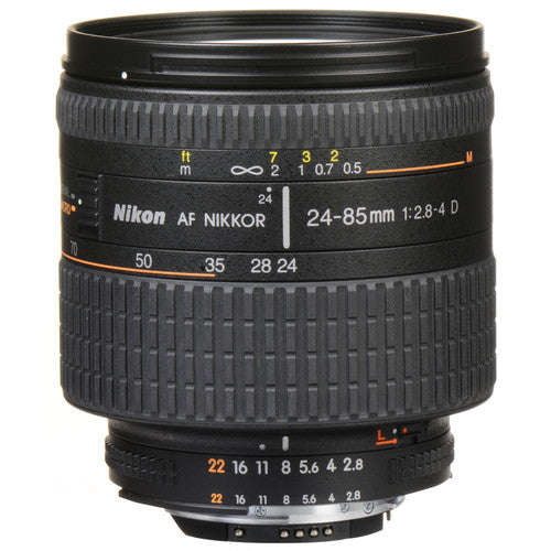 Nikon AF Zoom-NIKKOR 24-85mm f/2.8-4D IF Lens Intl Model - Tripod and Filters