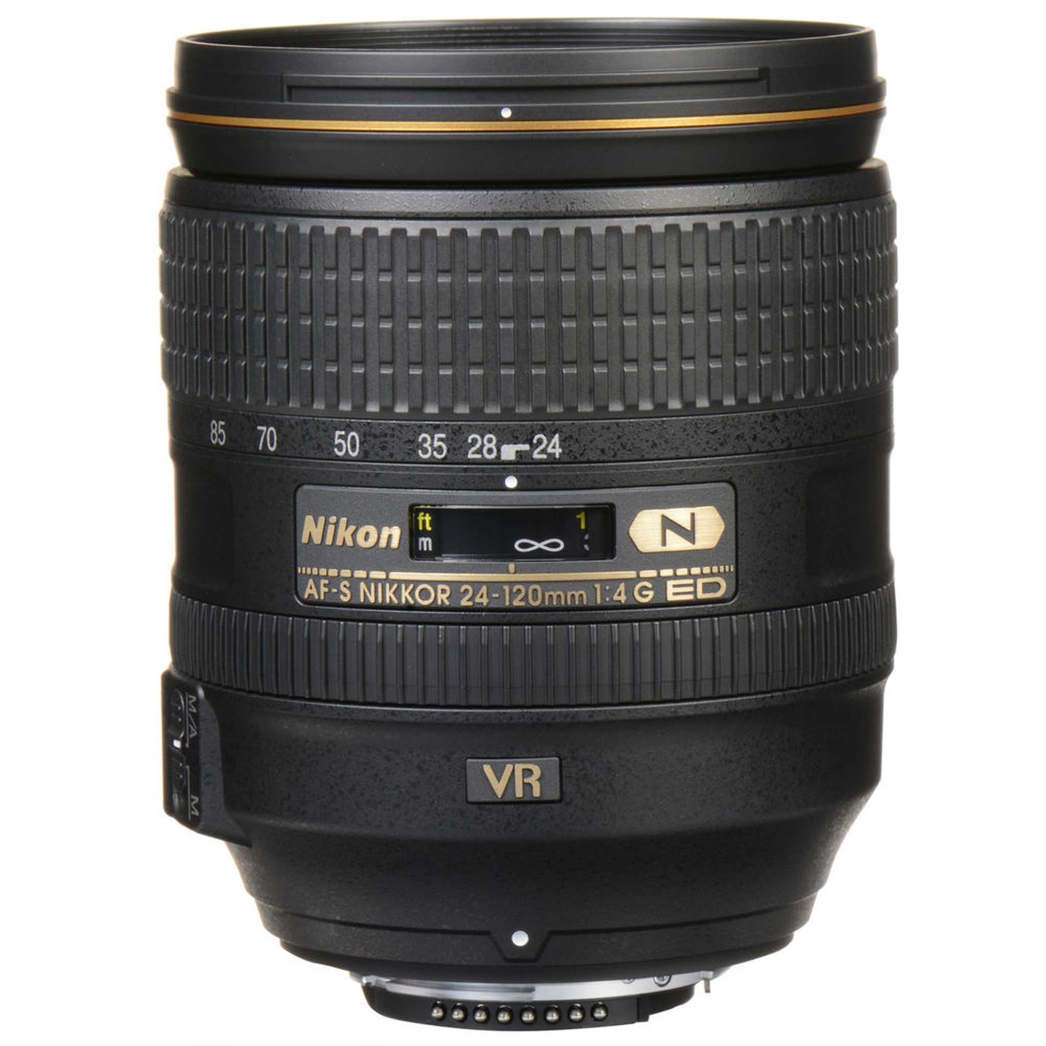 Nikon AF-S 24-120mm f/4G ED VR Zoom Lens 2193 Intl Model Bundle