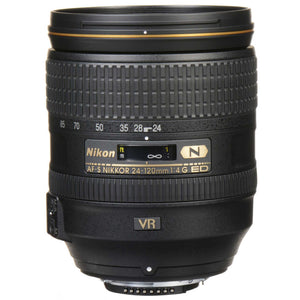 Nikon AF-S 24-120mm f/4G ED VR Zoom Lens 2193 Intl Model Bundle