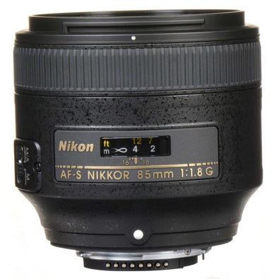 Nikon AF-S 85mm f/1.8G Short Prime Lens 2201 Intl Model Bundle