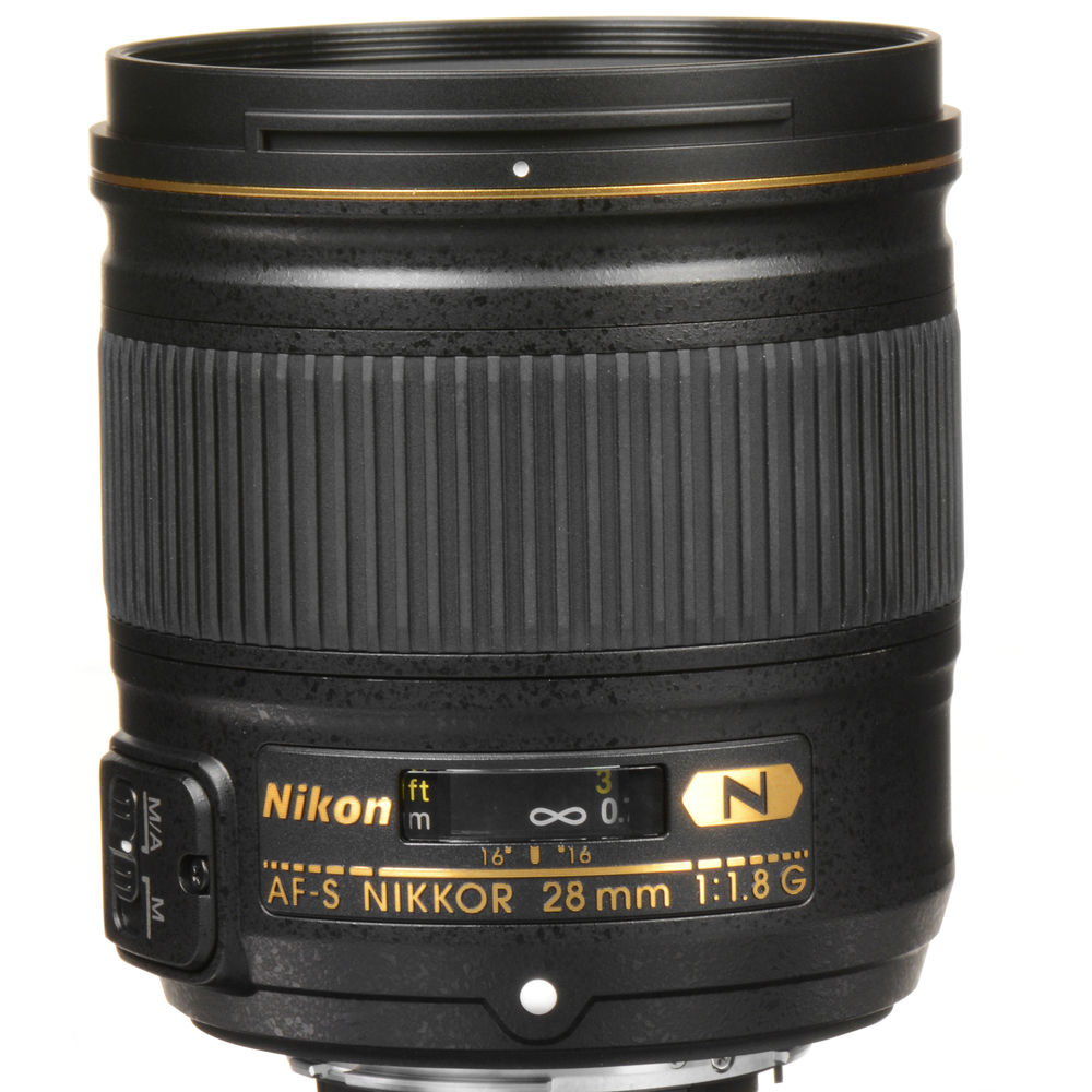 Nikon AF-S 28mm f/1.8G Wide-Angle Prime Lens 2203 Intl Model Bundle